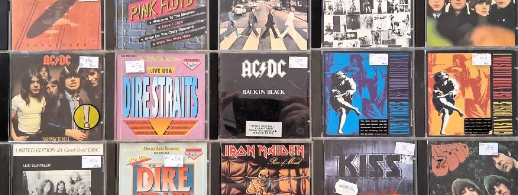 PINK FLOYD, IRON MAIDEN, GUNS N' ROSES…VELIKA KOLEKCIJA CDa
