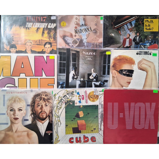 9 LP-a SYNTH POP LOT