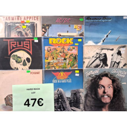 9 LP-a - HARD ROCK - LOT