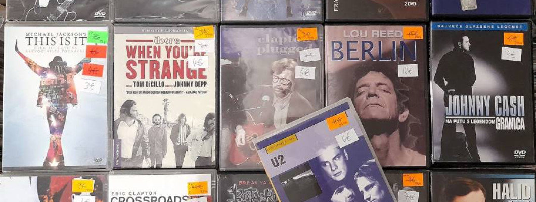 TOTALNA RASPRODAJA DVD-a, KNJIGA I ČASOPISA