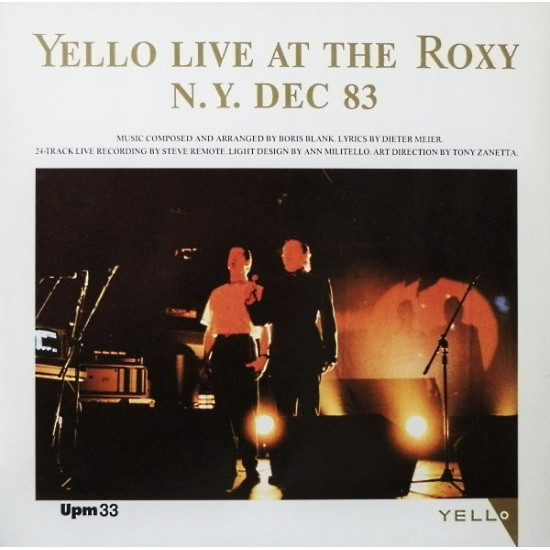 YELLO - Live At The Roxy N.Y. Dec 83