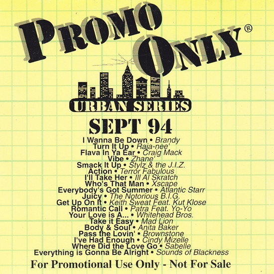V.A. - Promo Only Urban Series: September 1994/Brandy, Raja-neé…