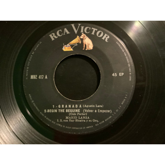 LANZA MARIO - Granada / Begin The Beguine / Be My Love / Night And Day