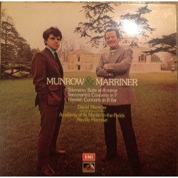 David Munrow, Academy Of St. Martin-in-the-Fields*, Neville Marriner - Telemann*, Sammartini*, Handel* – Munrow & Marriner