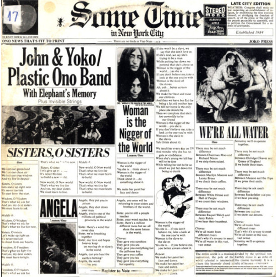 LENNON JOHN - SOME TIME IN NEW YORK CITY