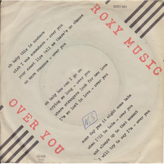 Roxy Music - Over You