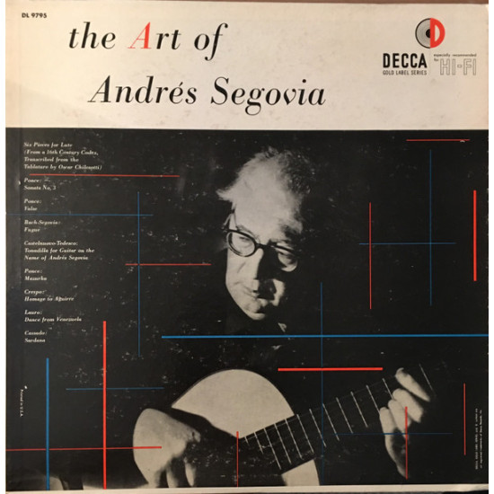 SEGOVIA ANDRES - The Art Of Andres Segovia