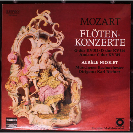 Mozart - Mozart Flötenkonzerte/Aurèle Nicolet, Münchner Bachorchester* , Dirigent: Karl Richter
