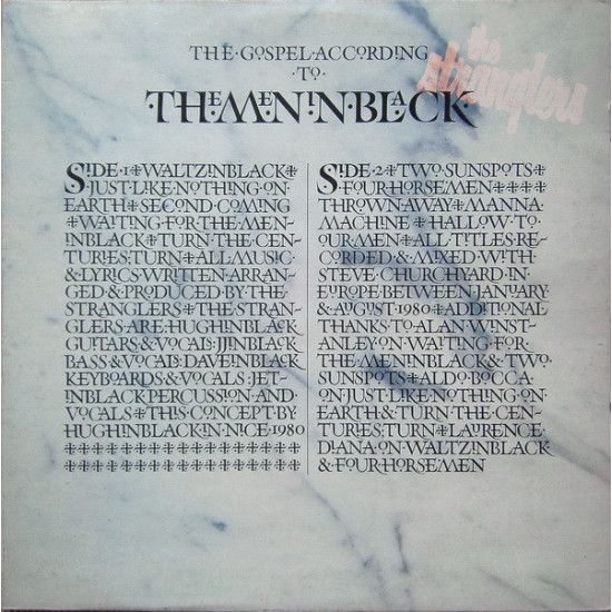 STRANGLERS - The Gospel According To The Meninblack