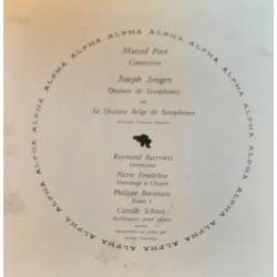 Marcel Poot, Joseph Jongen, Quatuor Belge De Saxophones, Raymond Baervoets, Pierre Froidebise, Philippe Boesmans, Camille Schmit - Concertino - Quatuor De Saxophones - Invenzioni - Hommage À Chopin - Étude I - Burlesques Pour Piano