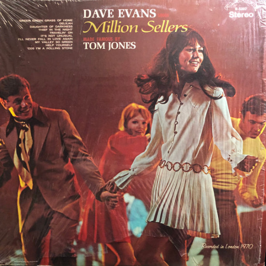 EVANS DAVE - Dave Evans Sings Million Sellers Made Famous By Tom Jones