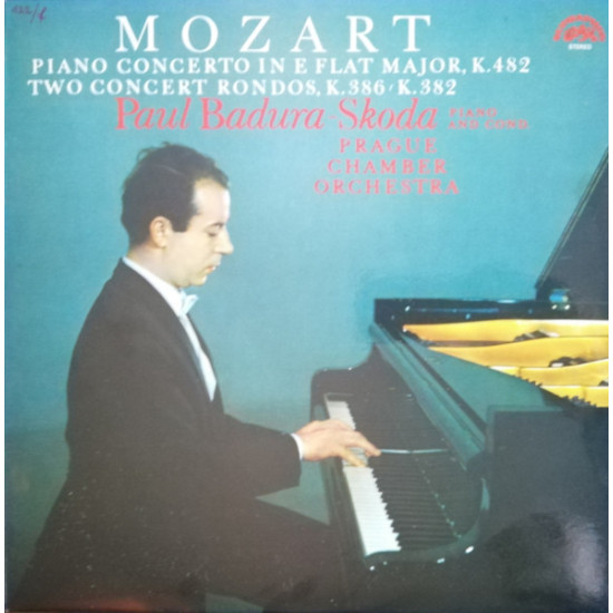 Mozart - Piano Concerto In E Flat Major, K.482 / Two Concert Rondos, K.386 - K.382/Paul Badura-Skoda, Prague Chamber Orchestra