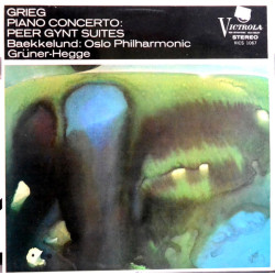 Grieg - Piano Concerto, Peer Gynt Suites/Baekkelund : Oslo Philharmonic, Grüner-Hegge