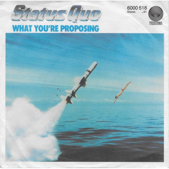 STATUS QUO  - What You're Proposing