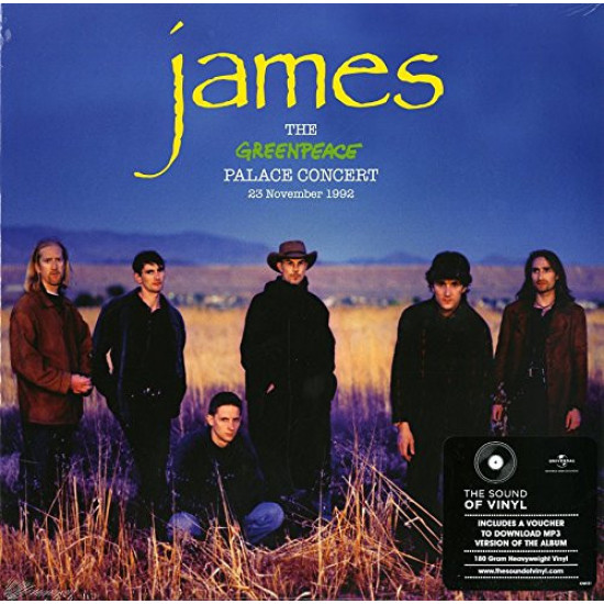 JAMES     - The Greenpeace Palace Concert (23 November 1992)
