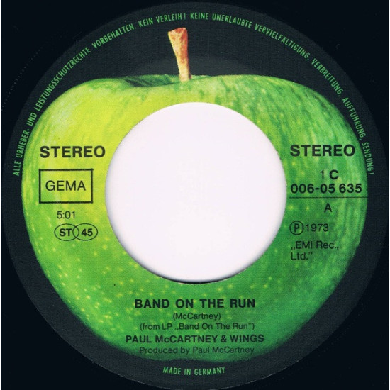Paul McCartney & Wings - BAND ON THE RUN