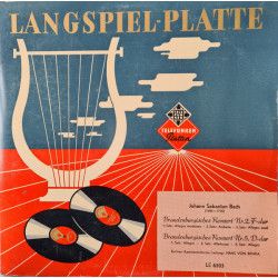 BACH - BRANDEBURGISCHE KONZERTE NR.2 in F-dur, Nr. 5 in D-dur/BERLIN KAMMERORCHESTER/VON BENDA
