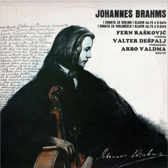 BRAHMS - RAŠKOVIĆI SONATA ZA VIOLINU I KLAVIR OP. 78/RAŠKOVIĆ, DEŠPALJ, VALDMA/