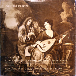 František Hanták, Alfred Holeček, Czech Philharmonic Orchestra*, Václav Talich - G. F. Handel* / Domenico Cimarosa  – Concerto In G Minor For Oboe And Orchestra / Concerto For Oboe And Piano
