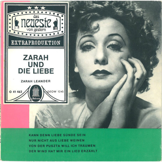 LEANDER ZARAH - Zarah Und Die Liebe