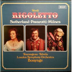 VERDI - RIGOLETTO /SUTHERLAND, PAVAROTTI, MILNES../
