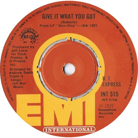 B.T. EXPRESS - Give It What You Got