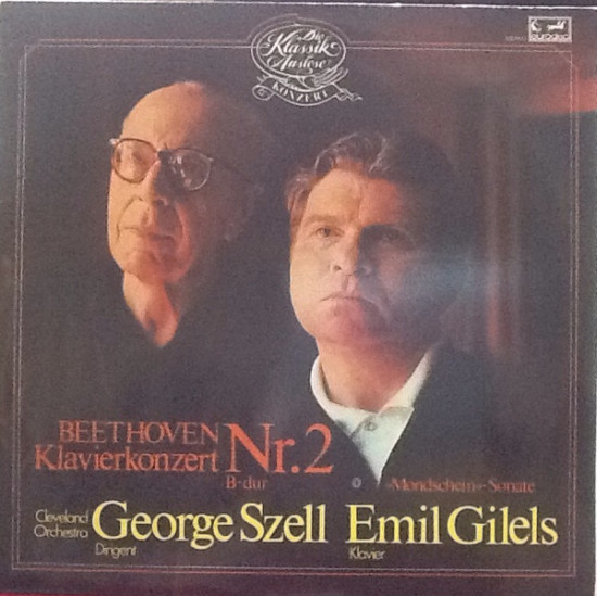 Beethoven - Klavierkonzert Nr. 2 B-Dur, "Mondschein" Sonate/Emil Gilels, The Cleveland Orchestra, George Szell