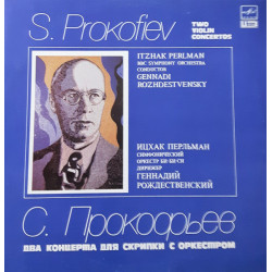 PROKOFIEV - TWO VIOLIN CONCERTOS/PERLMAN, ROZHDESTVENSKY/