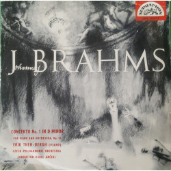 Brahms - Concerto No. 1 In D Minor For Piano And Orchestra, Op. 15/Erik Then-Bergh, Czech Philharmonic Orchestra , Conductor Karel Ančerl