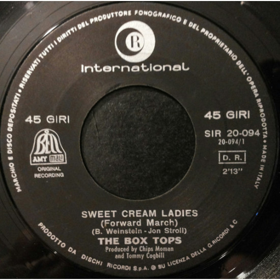 BOX TOPS - Sweet Cream Ladies, Forward March