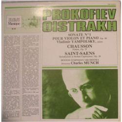 Oistrakh David - Sergei Prokofiev, Camille Saint-Saëns, Ernest Chausson
