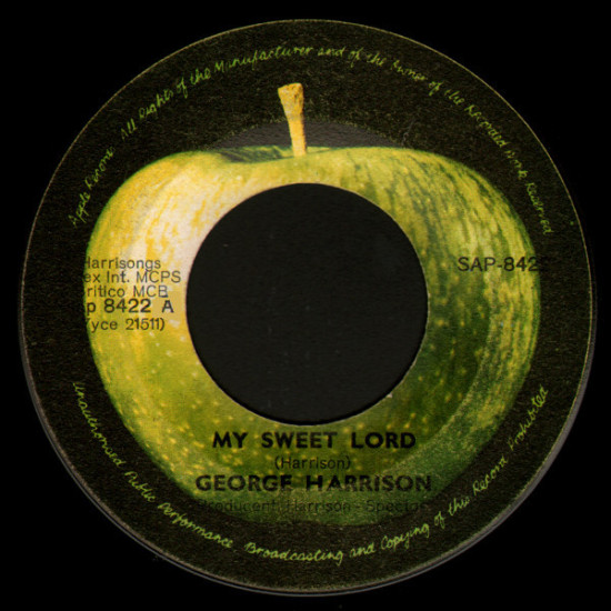 HARRISON GEORGE  - MY SWEET LORD/WHAT'S LIFE