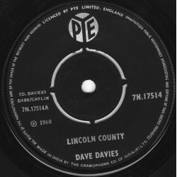Davies Dave - Lincoln County / There Is No Life Without Love