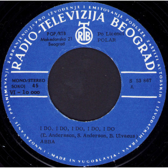 ABBA - I DO, I DO, I DO, I DO, I DO/ROCK ME