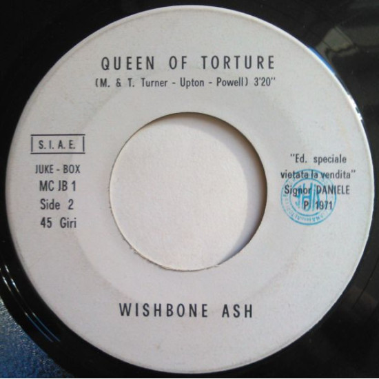 Tony Christie / Wishbone Ash - Las Vegas / Queen Of Torture