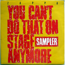 ZAPPA FRANK - You Can't Do That On Stage Anymore Sampler