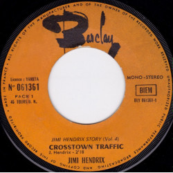 Jimi Hendrix Experience - Crosstown Traffic / Gypsy Eyes