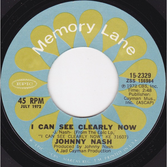 NASH JOHNNY - I Can See Clearly Now / Stir It Up