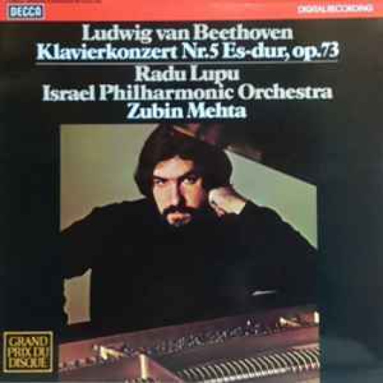 Beethoven - Klavierkonzert Nr. 5 Es-dur, Op. 73/Radu Lupu, Israel Philharmonic Orchestra, Zubin Mehta