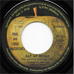 McCartney Paul & Linda - Eat At Home / Smile Away