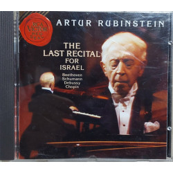 RUBINSTEIN ARTHUR - THE LAST RECITAL FOR ISRAEL