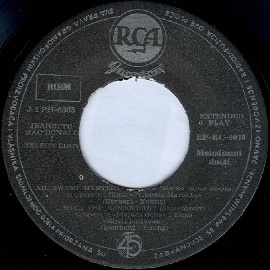 Jeanette MacDonald, Nelson Eddy - Melodiozni Dueti(Ah, Sweet Mystery Of Life...