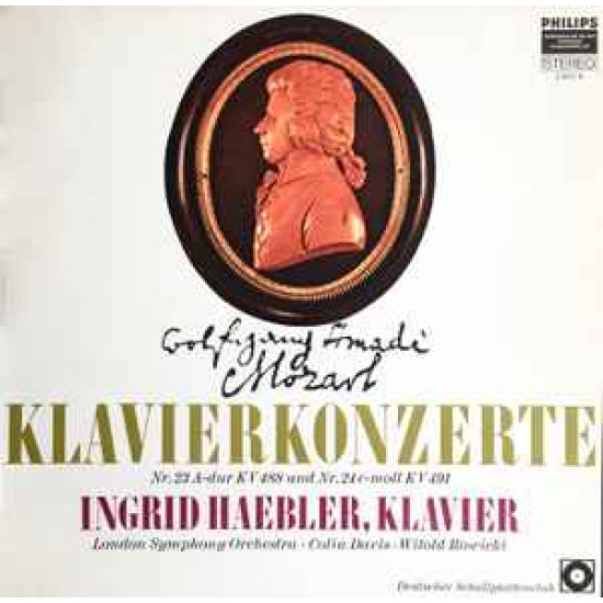MOZART - Klavierkonzerte Nr. 23 A-dur, KV 488 Und Nr. 24 C-moll KV 491/Ingrid Haebler, London Symphony Orchestra*, Colin Davis*, Witold Rowicki
