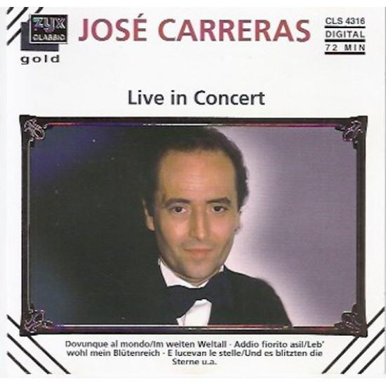 CARRERAS JOSE - Live In Concert/Puccini, Verdi