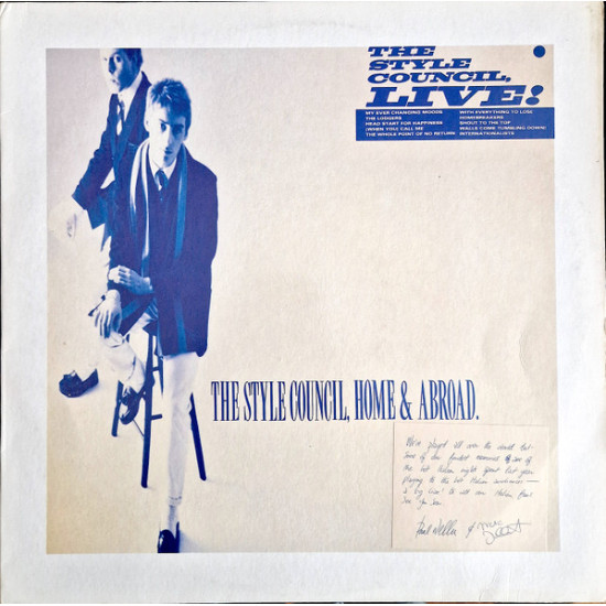 STYLE COUNCIL - LIVE! HOME & ABROAD