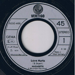 Nazareth - Love Hurts / This Flight Tonight
