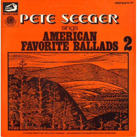 SEEGER PETE - Sings American Favorite Ballads - Vol. 2
