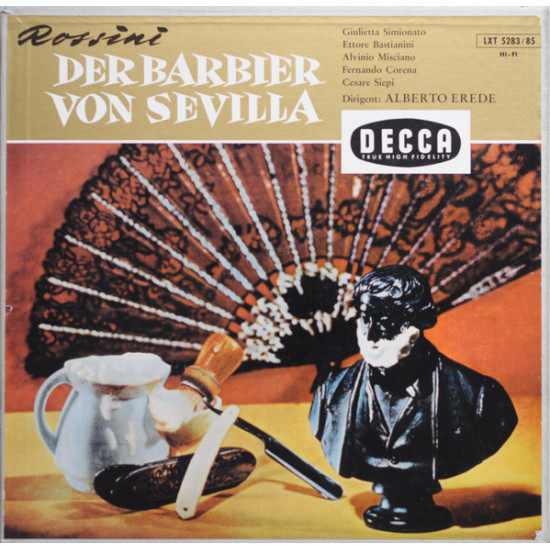 Rossini - Der Barbier Von Sevilla/Giulietta Simionato, Ettore Bastianini, Alvinio Misciano*, Fernando Corena, Cesare Siepi, Alberto Erede