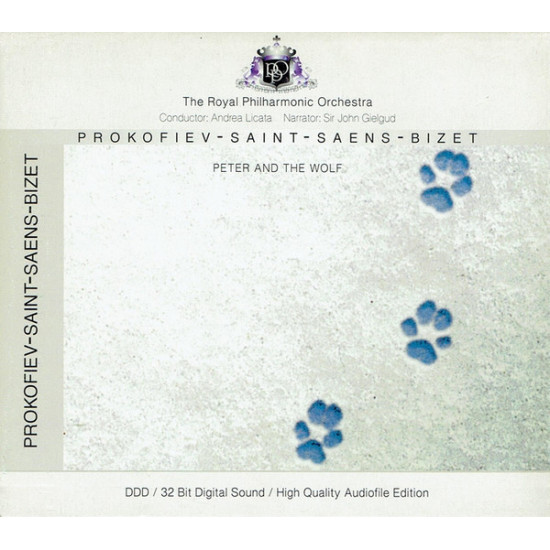 Prokofiev - Peter And The Wolf/Royal Philharmonic Orchestra, Andrea Licata, Sir John Gielgud