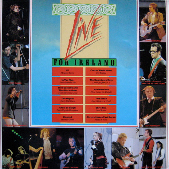 V.A.. - LIVE FOR IRELAND /U2, THE POGUES, Thin Lizzy.../